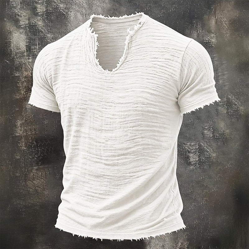 Varel | T-shirt Vintage con scollo a V